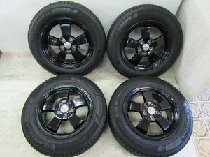 スタッドレス トヨタ 30プリウス PHV純正ホイール 15インチｘ6J ET:+45 PCD:100 5H ミシュラン X-ICE3+ 195/65R15 19年