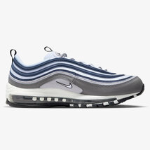 ナイキ 26.5cm エア マックス 97 ネイビー ホワイト グレー NIKE AIR MAX 97 SE メンズスニーカー 天然皮革_画像5