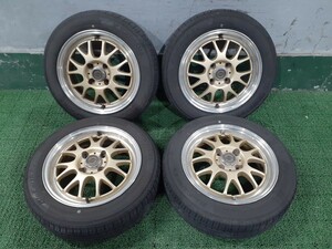 SPARCO NS-03 14インチ 5J 4穴 PCD100 OFF45☆2022年製 ヨコハマ ブルーアース ES32 155/65R14 