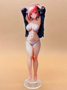 新品 人気希少品 L1098 五等分の花嫁 中野二乃 両面印刷アクリルスタンド　アクリルフィギュア