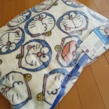 【なめらかタッチ】新品　I'm doraemon ドラえもん フェイシーズドラえもん　マイヤー毛布 ビッグ ブランケット 140×200cm_画像4