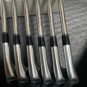 アイアン 名器 Z545 FORGED ダンロップ スリクソン アイアンセット6本(5I-PW) プロジェクトX 6.0 FLIGHTED 希少シャフトZX5 系統モデルの画像6