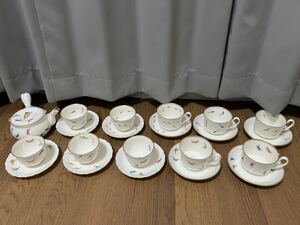 香蘭社 中古食器　大量まとめ売り　湯呑み　急須　茶器セット　コーヒーカップ ソーサー ティーカップ 仲良し　希少　美品 