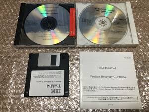 [ Junk ]IBM ThinkPad 570 for recovery disk etc. complete set 