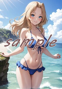 2512 ケイ ガールズ＆パンツァー ガルパン (3)A4 同人 イラスト 巨乳 美少女 コスプレ Anime アニメ セクシーアート acg