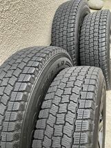 ハイエース　アルミホイール　15×6jインチスタッドレス　室内保管 タイヤ　グッドイヤー) 195/80R15 107/105L ICE NAVI CARGO 19年製造 _画像2