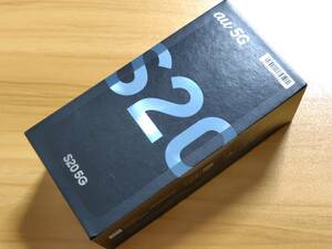 【訳あり品】SAMSUNG Galaxy S20 5G au SCG01 クラウドブルー 判定○ SIMロック解除済み