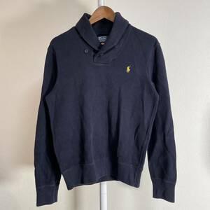 Polo by Ralph Lauren Polo bai Ralph Lauren воротник имеется тренировочный футболка po колено темно-синий б/у одежда f182