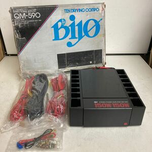 R578 FUJITSU TEN Biyo QM-590 ステレオ パワーアンプ QM-590SD1/動作未確認 ジャンク品