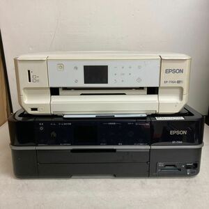 R583 EPSON インクジェット複合機 2台まとめて/EP-774A EP776A 本体のみ 動作未確認 ジャンク品