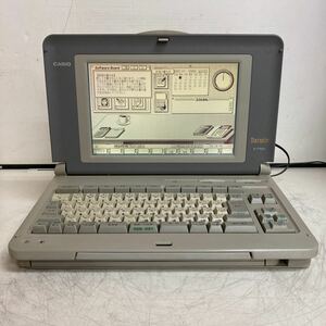 R622 CASIO Darwin G-770ZX 日本語ワードプロセッサ/ワープロ 本体のみ/通電OK ジャンク品