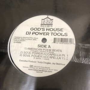 God's House Records Various - DJ Power Tools　(A22)