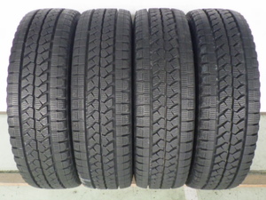 205/65R16 109/107L ブリヂストン W979 中古 8分山 4本セット スタッドレスタイヤ 2018年製 L16909