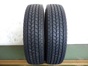 205/80R17.5 120/118L 12PR ヨコハマ iG91 中古 7分山 2本セット スタッドレスタイヤ L17015