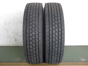 225/80R17.5 123/122L ブリヂストン M888 中古 8分山 2本セット オールシーズンタイヤ 2022年製 L16780