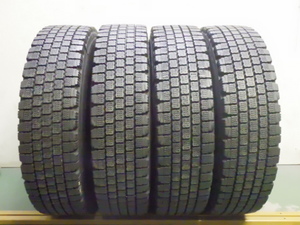 225/80R17.5 123/122L BRM W910 中古再生 4本セット スタッドレスタイヤ L17032