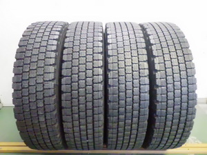 225/80R17.5 123/122L BRM W910 中古再生 4本セット スタッドレスタイヤ L17031