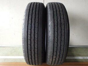 ブリヂストン R202 ECOPIa 205/75R16 113/111L 中古 9.9分山 2本セット サマータイヤ 2022年製