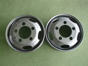 TOPY DUA 17.5×5.25 PCD:208 5穴 +115 新車外し 2本セット スチールホイール