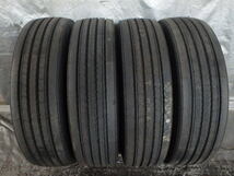 ダンロップ SP330 275/80R22.5 151/148J 中古 9.9分山 4本セット サマータイヤ 2019年製_画像1