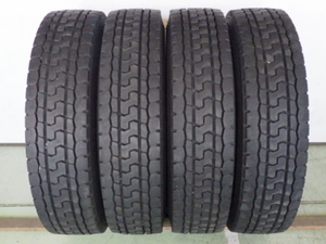 225/80R17.5 123/122L ヨコハマ TY287 中古 4本セット オールシーズンタイヤ 2018年製 L17038