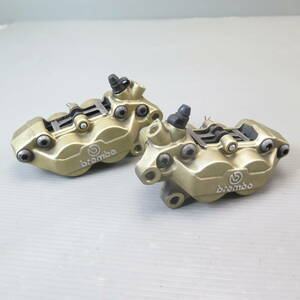 ZX-12R [ZX1200A] brembo ブレンボ キャスティングキャリパー 40mmピッチ 左右セット フロントキャリパー 中古 カワサキ A型 KR050827