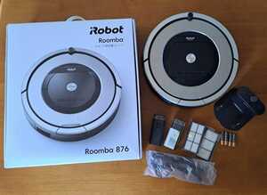 【超美品】iRobot ルンバ876　アイロボット　掃除機　シルバー　一部新品未開封　品番R876060　未使用交換用フィルター付　中古美品