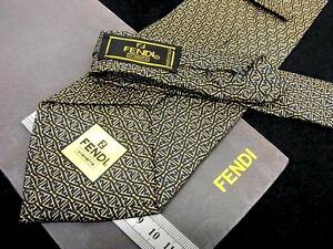 ◆E4541N◆良品◆フェンディ【総FＦロゴ】【FENDI】ネクタイ◆