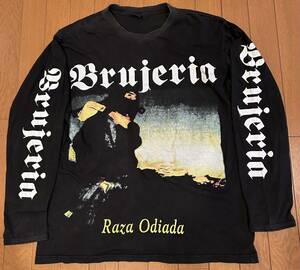 90's brujeria長袖tシャツnapalm death carcass terrorizer brutal truth s.o.b anal cunt袖プリ