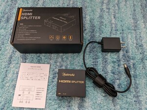 0512u0920　AstroAI HDMI 分配器 HDMI スプリッター HDMI 同時出力 1入力2出力 同梱不可