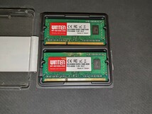 0512u1429　WINTEN ノートPC用 メモリ 8GB(4GB×2枚) PC3-10600(DDR3-1333) 同梱不可_画像2