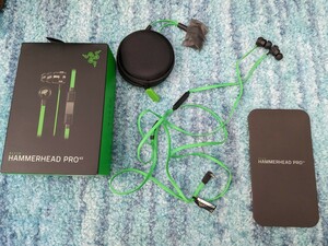 0512u2011　Razer Hammerhead Pro V2 ゲーミングイヤホン RZ04-01730100-R3A1 同梱不可