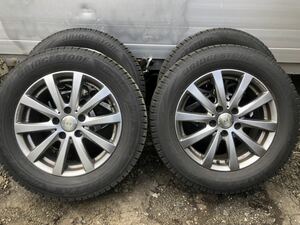 アウディA4(8E) A6 VWパサート オールトラック　ヴァリアントなど 225/55R16 BS VRX2 PCD112 OFF39 5欠 バリ山4本セット 