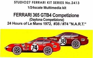 【STUDIO27】1/24 フェラーリ 365 GTB4 LM'72 #74-38 キット ★大特価★