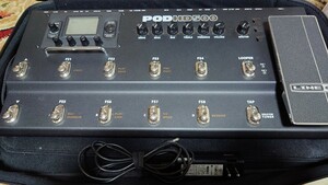 ★LINE6 POD HD500★ マルチエフェクター/アンプシュミレーター アダプタ＆ケース付き 動作品