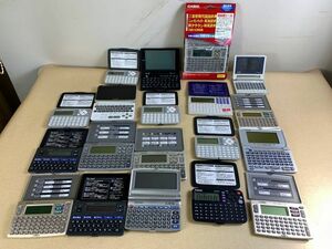 ◆FJ8 電子辞書 19点まとめ CASIO,SHARP,Canon など　動作未確認◆T