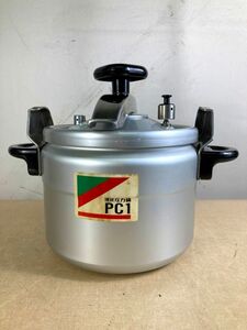 ◆FH86 理研 家庭用 圧力鍋 6L(1升用)　RIKEN　PC1-60　調理器具　両手鍋　圧力なべ◆N