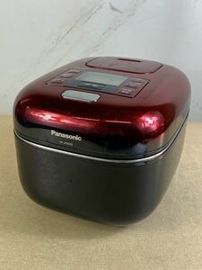 ◆FH53 Panasonic パナソニック 可変圧力 IH ジャー炊飯器 おどり炊き SR-JP055S　炊飯容量0.54L(3合炊き) 　ブラック　動作品◆T