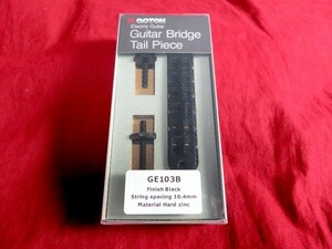 ★新品セール/最安値★GOTOH／GE103B-B◆国産 高品質 高精度 Gibson レスポール LP◇ナッシュビル ブリッジ 10.4mmピッチ B/Black/ブラック