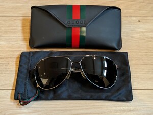 gucci サングラス GG1912/S KJ1R 58□14 140 ティアドロップ グッチ ブラック シルバー