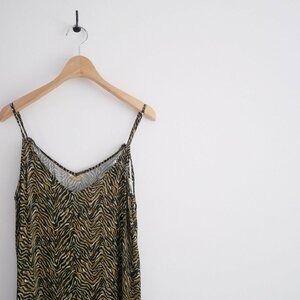 2021AW 未使用 / L'Appartement アパルトモン / Tiger Print Cami Dress タイガープリントキャミドレス ワンピース / 2209-1616