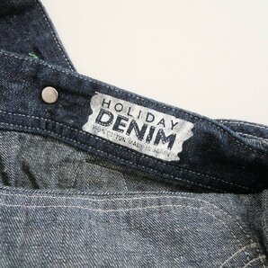 2022SS / holiday ホリデイ / LOW-BACK DENIM OVER-ALL デニムオーバーオール 0 / 2210-0658の画像5