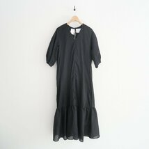 2021 / mala KALANCHOE マーラカランコエ / Sheer Jaqcuard V Neck Dress ワンピース / UNITED ARROWS購入品/ 2207-1275_画像1