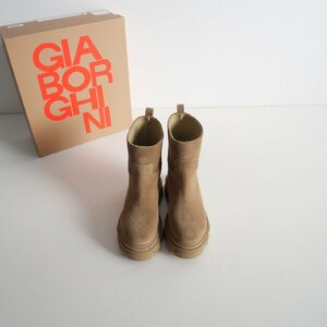 2023 / L'Appartement buy goods a Pal tomon/ GIA BORGHINIjia*borugi-ni/ Suede Short Boot boots 36 / 23093570000510 / 2312-0856