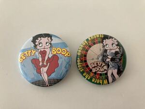 ☆BETTY BOOP(ベティ・ブープ)/缶バッジ /32mm/小/キャラクター/缶バッチ