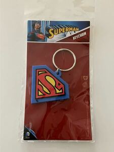 SUPERMAN(スーパーマン)ラバー キーチェーン/キーリング/キーホルダー/アメコミ