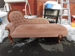 ** antique cat legs couch sofa cloth pink small ...**