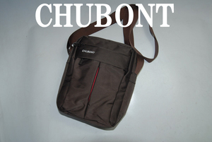 DSC3779★驚愕の最終価格！他でも出品中！完売必至！★CHUBONT★茶/美品です。ストリートで大注目！傑作ベストセラー！ショルダー/バッグ