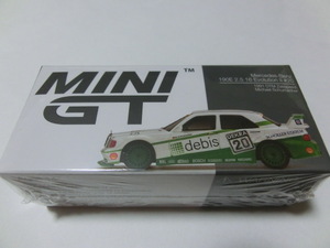 MINI GT 1/64 メルセデス ベンツ 190E 2.5-16 エボリューション II DTM 1991 #20 M.Schumacher Zakspeed 左ハンドル MGT00366-L 新品