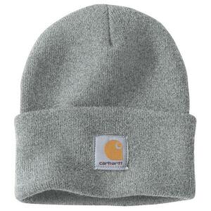 Carhartt (カーハート) US (A18) ニットキャップ ビーニー 帽子 無地 18色 Acrylic Watch Hat KNIT CAP Heather Gray (ヘザーグレー)